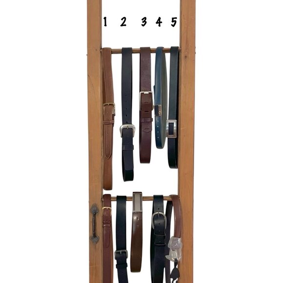 Belts leather, PU, different colours & sizes - Picture 2 of 6